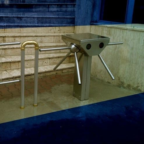 Dreifüßiges Drehkreuz - OTT 162 S - Oskar Turnstiles System - für Zugangskontrolle / Edelstahl / für öffentliche Einrichtungen