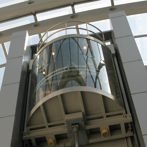 Panoramaaufzug - ELMAS SRL - hydraulisch / für Tertiärsektor