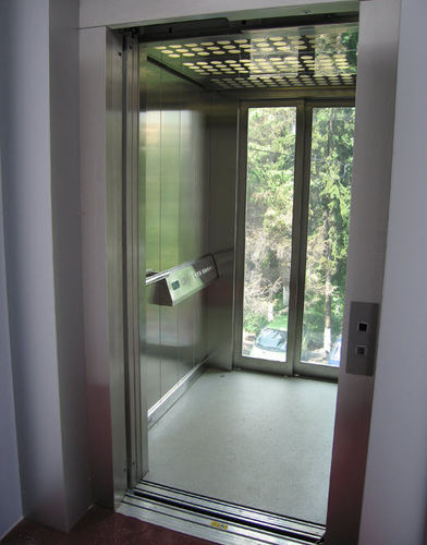 Hydraulischer Aufzug - ELMAS SRL - für Tertiärsektor / für Krankenhaus / Panorama