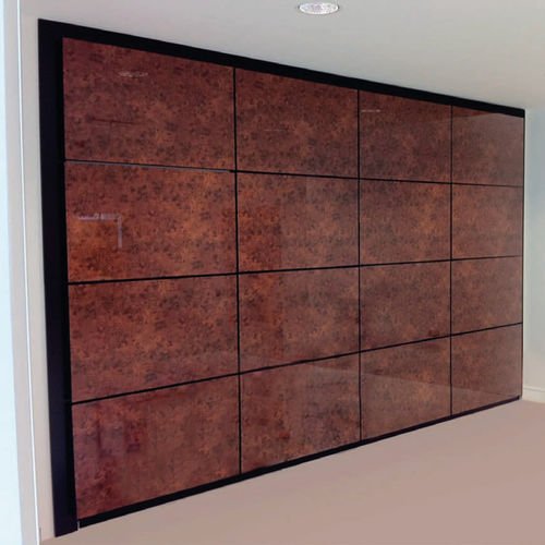 Festinstallierte Trennwand - 43°C RADIANT LST - Ecolec Ltd - mit Glasfront / Holz / für Privatgebrauch