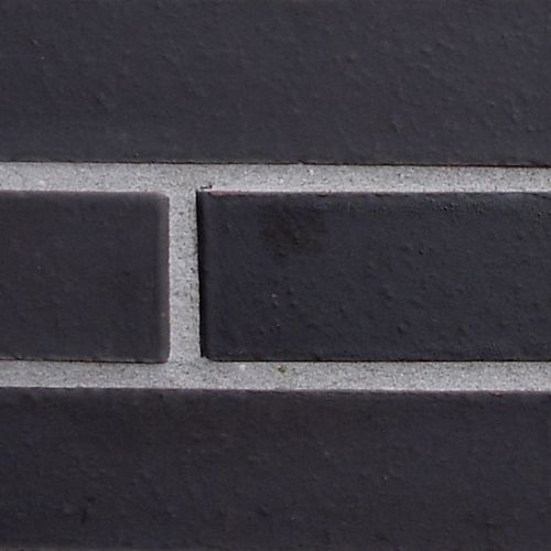 Ziegel für Fassaden - ANTHRACITE - Klinker Covadonga - für Mauerwerk / gelocht / Klinker