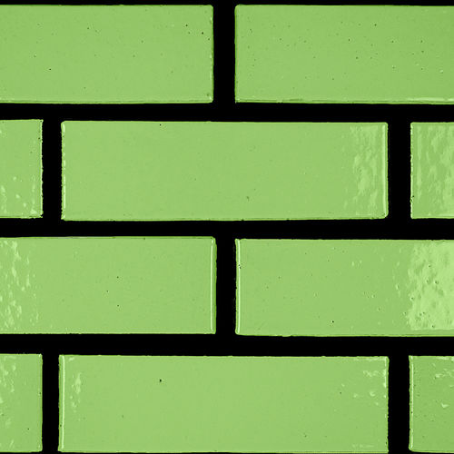 Ziegel für Fassaden - 3315 L BRIGHT GREEN - SMOOTH - Klinker Covadonga - für Mauerwerk / Massiv / Spezial