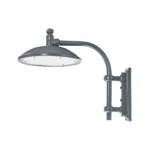 Moderne Wandleuchte - MARFIK - BLACK LIGHT ELEKTRONIK - für Außenbereich / Aluminium / Opal