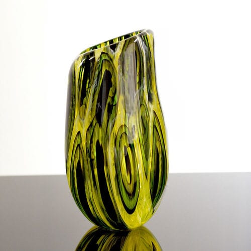 Moderne Vase - MAGDELENA™  - Amel Chamandy® Designs - geblasenes Glas / Muranoglas / handgefertigt