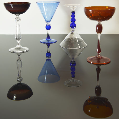 Glas mit Stiel - JACK L™ - Amel Chamandy® Designs - für Cocktails / für Gewerbegebrauch