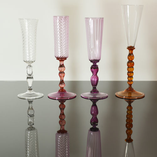 Glas-Sektkelch - IVY ROSE™ - Amel Chamandy® Designs - für Gewerbegebrauch