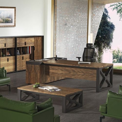 Chefschreibtisch - VENÜS - Flekssit Office Furniture - bodenstehend / klassisch / MDF