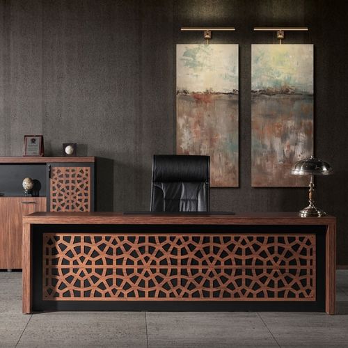 Chefschreibtisch - ANATOLIA - Flekssit Office Furniture - bodenstehend / klassisch / Holz