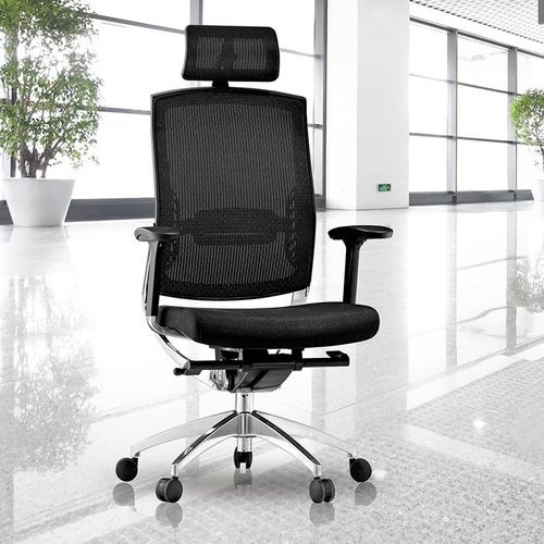 Moderner Chefsessel - ABANT - Flekssit Office Furniture - Leder / Netz / Aluminium