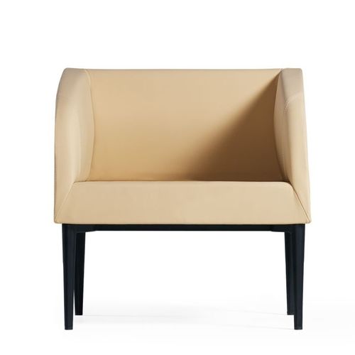 Moderner Besucherstuhl - VADI - Flekssit Office Furniture - für den Innenraum / Leder / Polster