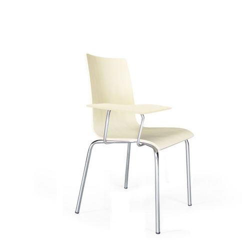Moderner Konferenzstuhl - SWEET - Flekssit Office Furniture - für den Innenraum / Holz / mit Ablage