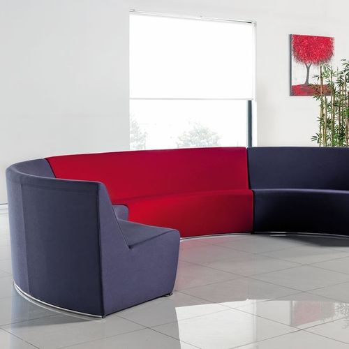 Moderne Polsterbank - EYVAN - Flekssit Office Furniture - Stoff / Holz / für Gewerbegebrauch