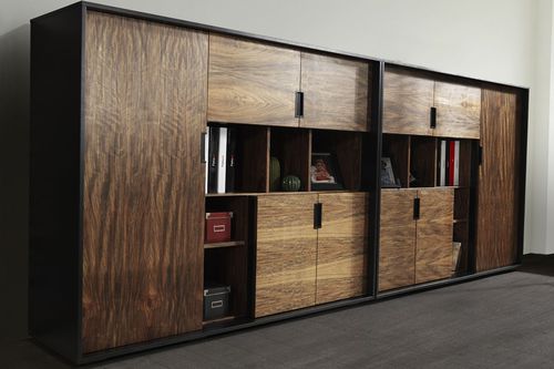 Modernes Bücherregal - VENÜS - Flekssit Office Furniture - für Gewerbegebrauch / melaminbeschichtet