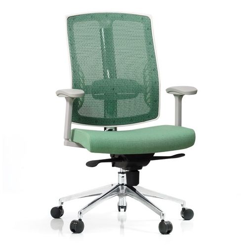 Moderner Bürostuhl - NETRIT - Flekssit Office Furniture - für den Innenraum / Netz / Leder