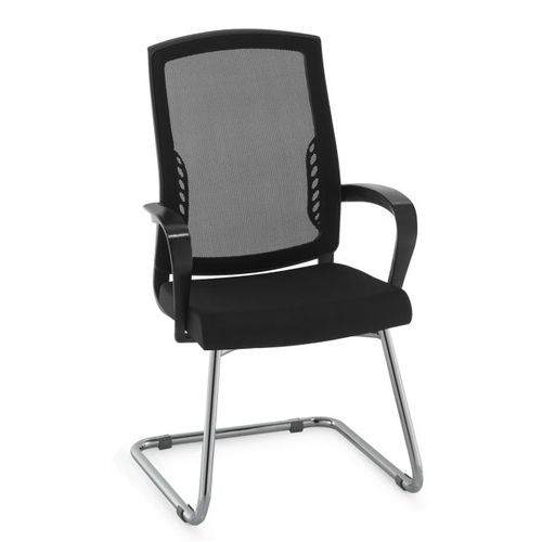 Moderner Besucherstuhl - İKON - Flekssit Office Furniture - für den Innenraum / Netz / Leder