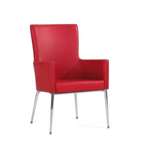 Moderner Besucherstuhl - CORAL - Flekssit Office Furniture - für den Innenraum / Stahl / Polyurethan