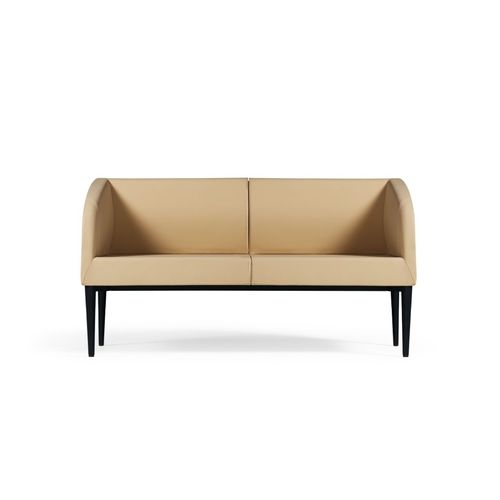 Modernes Sofa - VADI - Flekssit Office Furniture - Leder / mit Armlehnen / beige