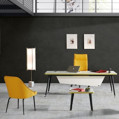 Chefschreibtisch - CROSS - Flekssit Office Furniture - modern / melaminbeschichtet / mit Stauraum