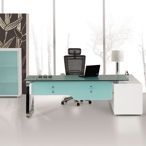 Schreibtisch für Open Space - INOX - Flekssit Office Furniture - modern / Holz / mit Stauraum