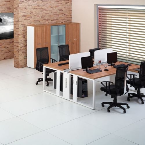 Schreibtisch für Open Space - TEKNO - Flekssit Office Furniture - modern / melaminbeschichtet / ergonomisch