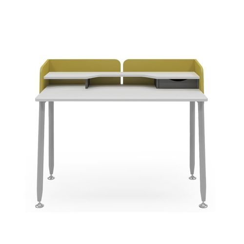 Moderner Schreibtisch - FLORA - Flekssit Office Furniture - melaminbeschichtet / mit 4 Beinen / für Homeoffice
