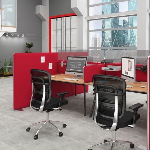 Selbsttragende Akustikplatte - AKP11060S - Flekssit Office Furniture - mobil / Acryl / rechteckig