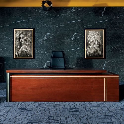 Chefschreibtisch - GORDION - Flekssit Office Furniture - bodenstehend / modern / Holz