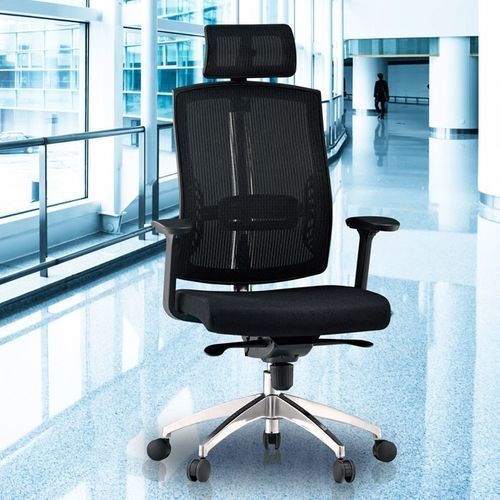 Moderner Bürosessel - NETRIT - Flekssit Office Furniture - Aluminium / regelbar / schwarz