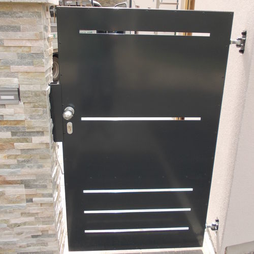 Gartentor / galvanisiertem Stahl - PEDESTRIAN  - Ograje Kočevar