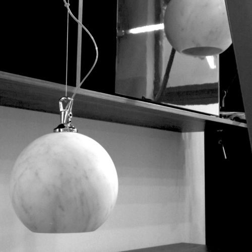 Hängelampe - ART. 32 - Vie Del MarMo - Marmor / modern / mit Kabel