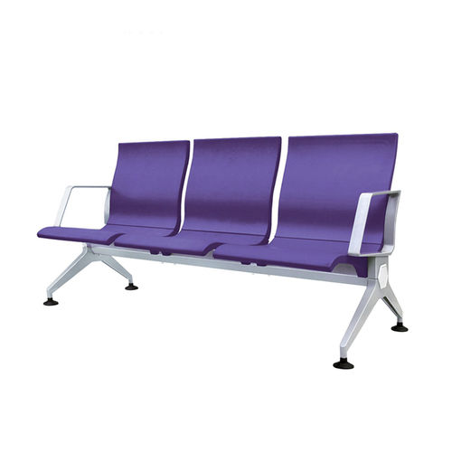 Aluminiumguss-Traversenbank - SJ9065 - Foshan Oshujian Furniture Manufacturing Co., Ltd. - Polyurethan / 3 Plätze / für den Innenraum