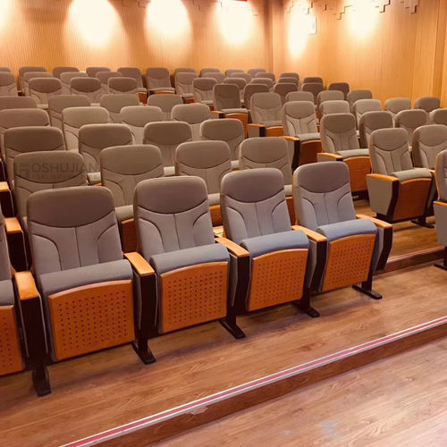 Moderner Auditoriumsessel - SJ8603-P - Foshan Oshujian Furniture Manufacturing Co., Ltd. - Stoff / Sperrholz / Stahl