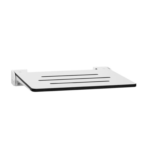 Klappbarer Duschsitz - SHAFSL-185155-PWS-S-BK - Seachrome - wandmontiert / Edelstahl / Aluminium