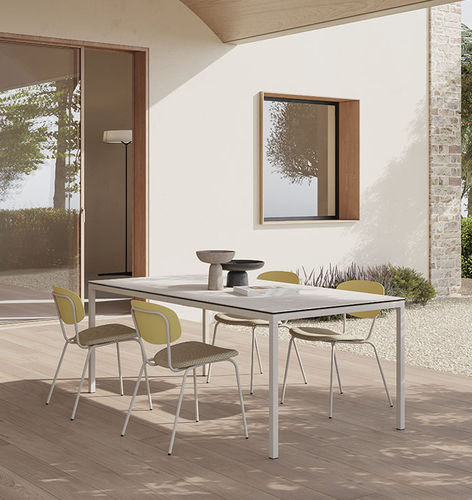 Moderne Tisch- und Stuhlkombination - VAIREA - Musola - für Terrasse / für Garten / Metall