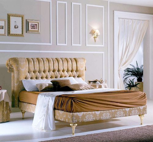 Gepolstertes Bett - PRINCIPE  - DI MARCO INTERIOR SOFA - Doppelbett / klassisch / Polster
