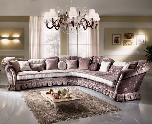 Ecksofa - Imperiale - DI MARCO INTERIOR SOFA - klassisch / Stoff / mit Armlehnen