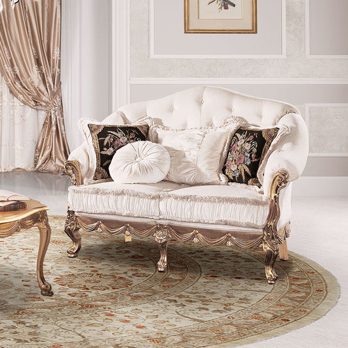 Klassisches Sofa - Casanova - DI MARCO INTERIOR SOFA - Samt / mit Armlehnen / mit Kissen