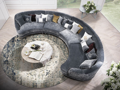 Modulsofa - Elisir  - DI MARCO INTERIOR SOFA - halbrund / klassisch / Stoff