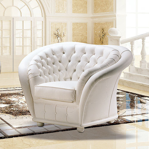 Klassischer Sessel - Versailles - DI MARCO INTERIOR SOFA - Leder / handgefertigt / Made in Italy