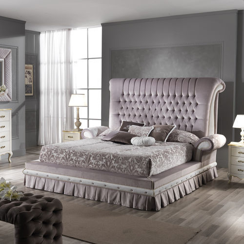 Doppelbett - QUEEN  - DI MARCO INTERIOR SOFA - klassisch / Polster / gepolstertes Kopfteil