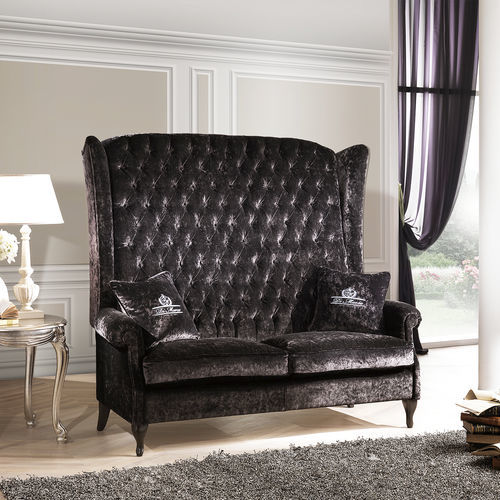 Klassisches Sofa - BERGER IMPERIALE - DI MARCO INTERIOR SOFA - Stoff / Leder / mit Armlehnen