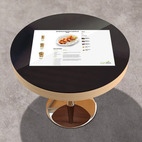 Moderner Bistrotisch - DIGITAL BISTROT - Atlantic Tech - Holz