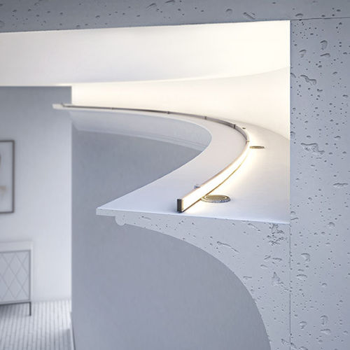 Einbau-Beleuchtungsprofil - MICRO-ALU - Klus Design - für Aufbau / LED / wasserdicht