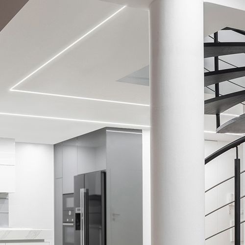 Einbau-Beleuchtungsprofil - PDS-T - Klus Design - hängend / LED / für Gewerbegebrauch