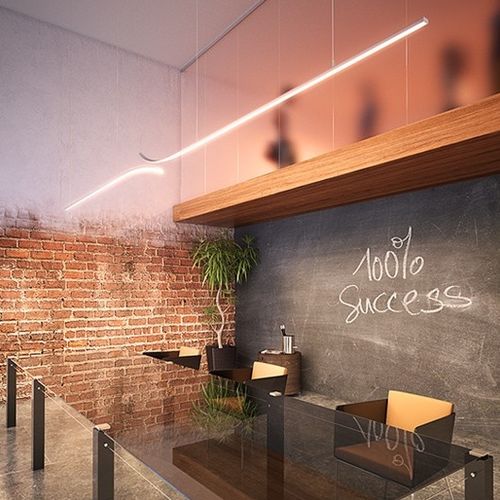 Beleuchtungsprofil für Aufbau - GIZA-LL - Klus Design - hängend / LED / modulares Beleuchtungssystem