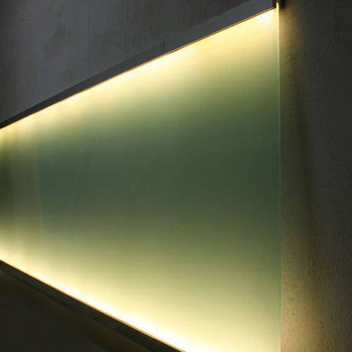 Wandmontiertes Beleuchtungsprofil - EX-ALU - Klus Design - bodenstehend / für Deckenmontage / LED
