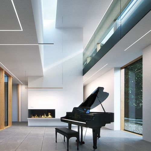 Einbau-Beleuchtungsprofil - KOZUS - Klus Design - hängend / LED / wasserdicht