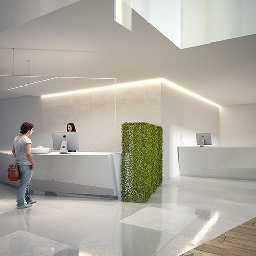Einbau-Beleuchtungsprofil - KOZUS-CR - Klus Design - für Deckenmontage / LED / für Gewerbegebrauch