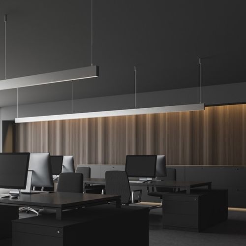 Hängendes Beleuchtungsprofil - MOD-50 - Klus Design - für Deckenmontage / LED / für Gewerbegebrauch