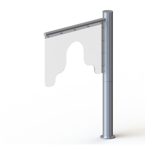 Halbhohes Drehkreuz - WR-254 - Winser Technical - Edelstahl / für Gewerbegebrauch / für öffentliche Einrichtungen